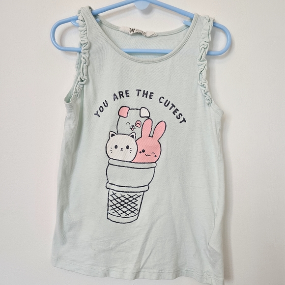 Zara girls tank tops H&M and Old Navy demin shorts bundle Size 6-7 - Picture 8 of 16